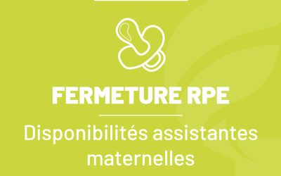 Disponibilités des assistantes maternelles