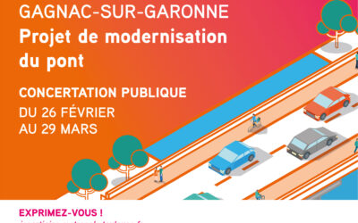 Concertation publique sur la modernisation du pont de Gagnac-sur-Garonne