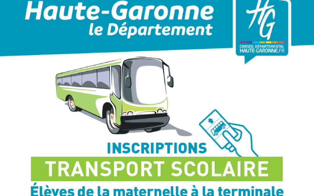 Rentrée 2026 : inscription aux transports scolaires