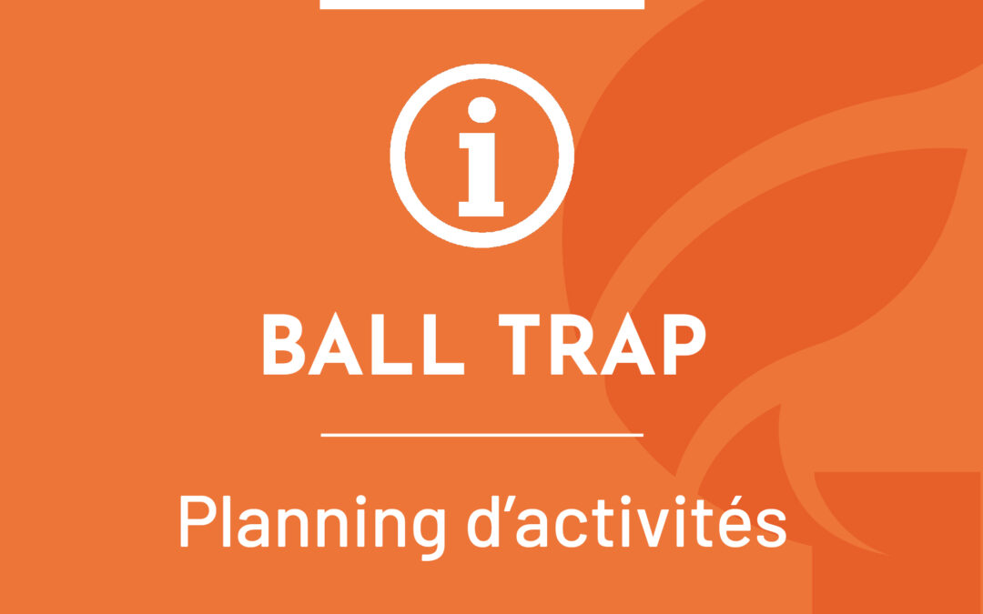 Ball trap : les dates des concours et des entraînements