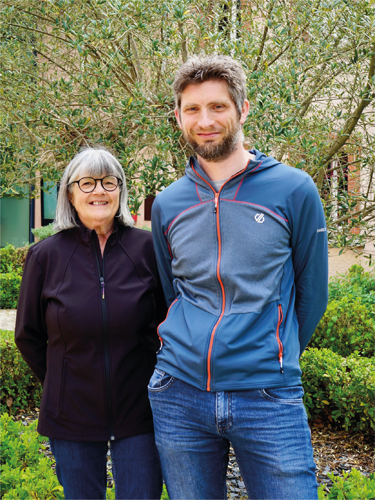 Françoise Charria et Pierre Lafleurance - référent du quartier Les Gourgues - Fenouillet