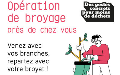 Opérations de broyage de déchets végétaux à Fenouillet
