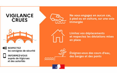 Risque de crue : vigilance orange
