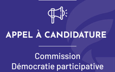 Appel à candidature pour intégrer la commission Démocratie participative