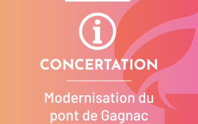 Concertation relative à la déclaration de projet emportant mise en compatibilité du PLUi-H de Toulouse Métropole pour la modernisation du Pont de Gagnac-sur-Garonne